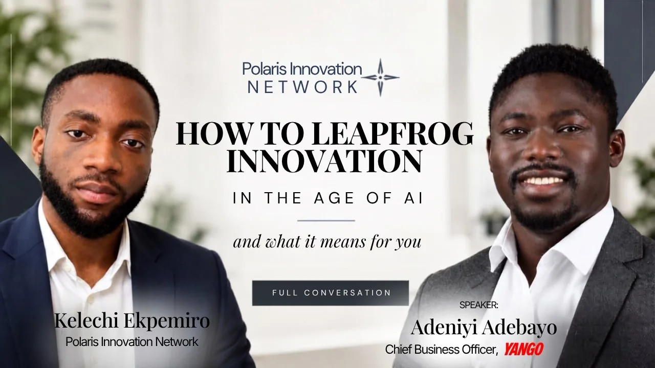 How to leapfrog innovation in the age of AI, with Adeniyi Adebayo